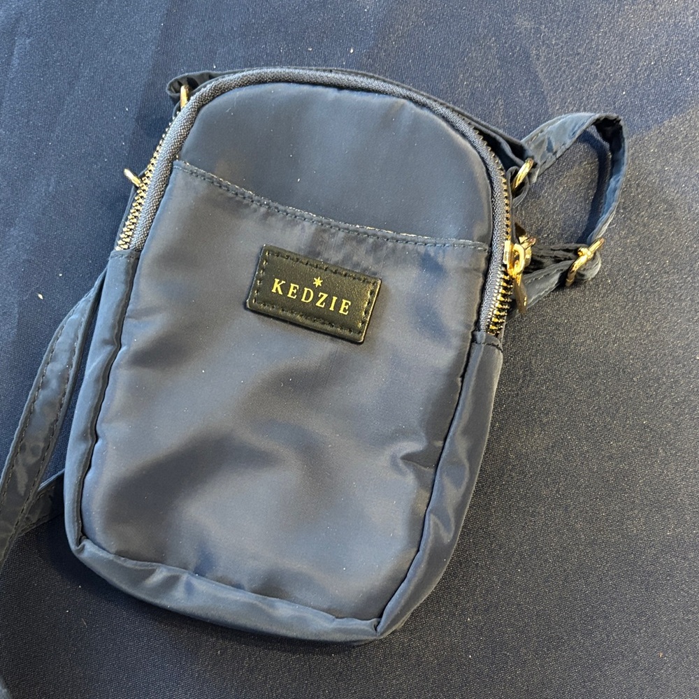 Kedzie Navy Crosstown Crossbody Bag
